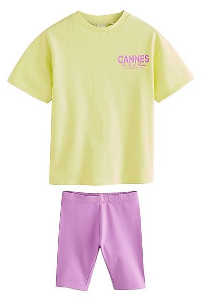 Next Shirt & Shorts T-Shirt und Radlershorts aus 100 % Baumwolle (2-tlg) günstig online kaufen