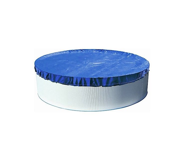 EVOLUTION Pool-Abdeckplane Abdeckplane Rund Blau mit Übermaß Sommer & Winte günstig online kaufen