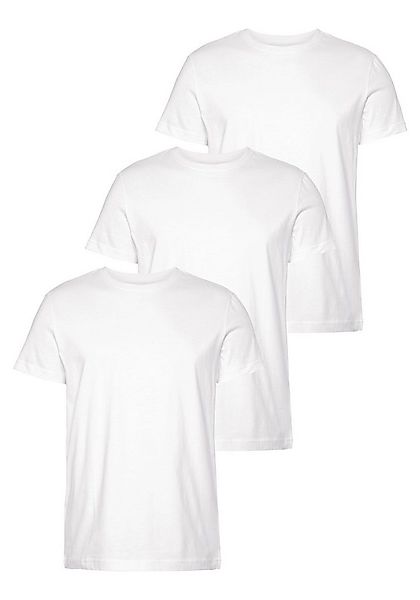 AJC T-Shirt (3er-Pack) lockere Passform, Basic-Stil günstig online kaufen