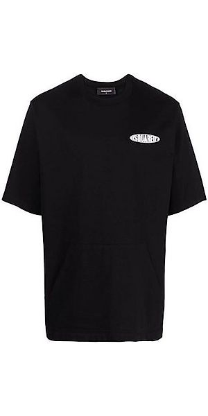 Dsquared2 Print-Shirt Dsquared2 Logo Print T-Shirt Schwarz L günstig online kaufen