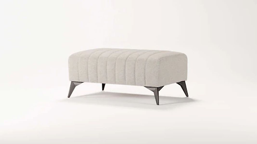 Home affaire Polsterhocker "MATTHEW Sitzhocker, Maße B/T/H: B/T/H: 90/60/43 günstig online kaufen