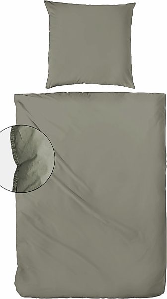 Primera Bettwäsche "Primera Stone-Washed Flanell" 2 Stk. Bettwäsche aus sam günstig online kaufen