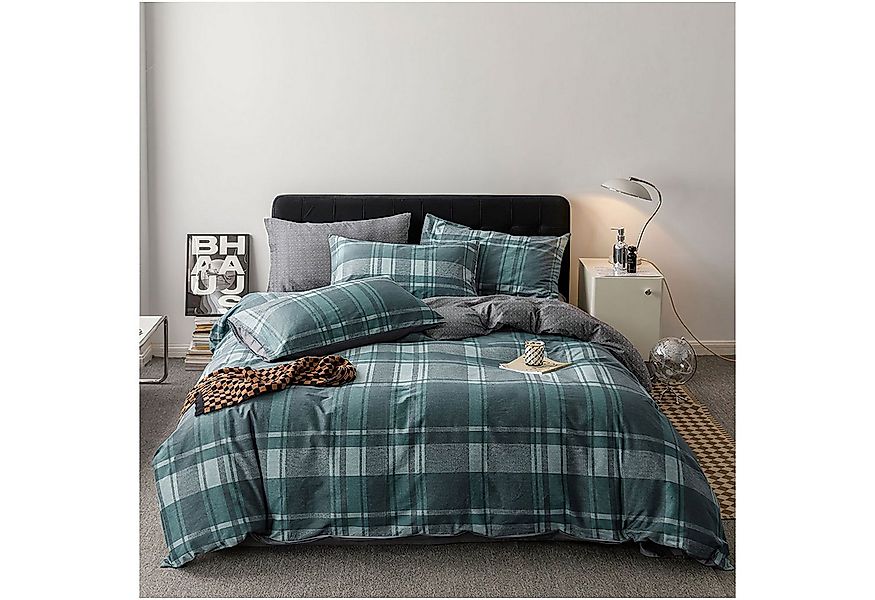 KEAYOO Bettwäsche AMS 135x200cm Bettbezug 80x80cm Kissenbezug, 2 teilig, Ka günstig online kaufen