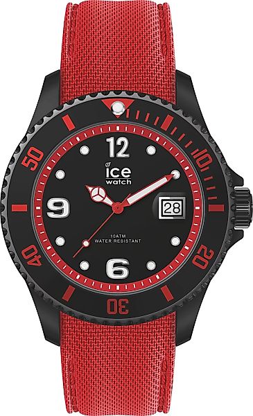 Ice Watch Ice steel - Black red - L 015782 Herrenuhr günstig online kaufen
