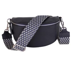 MIRROSI Bauchtasche mit GOLDENER Reißverschluss Damen, günstig online kaufen