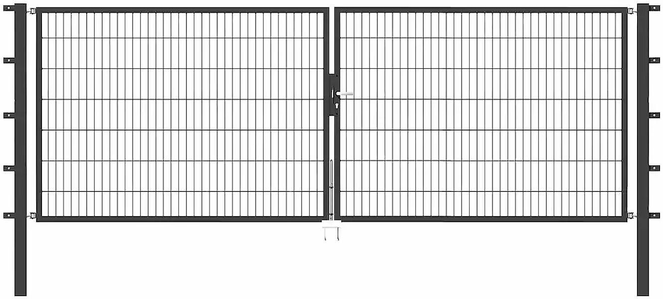 Alberts Zaundoppeltür "Flexo" 400 cm Breite, in versch. Höhen günstig online kaufen