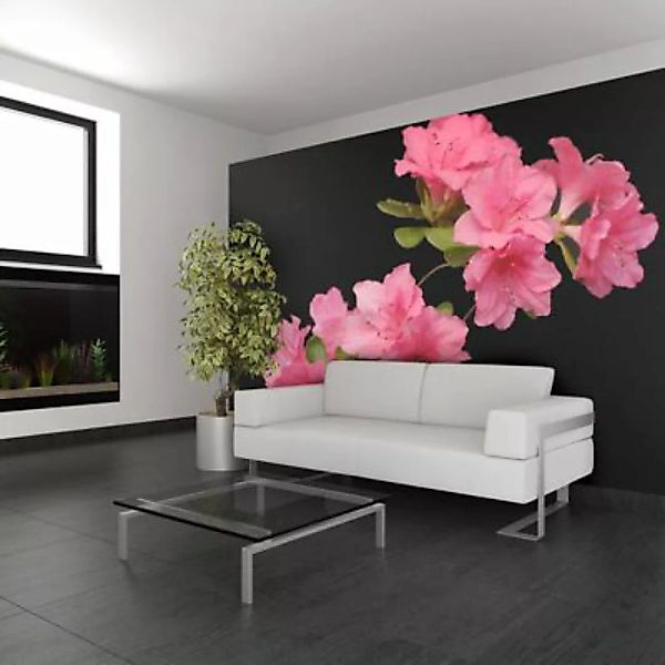 artgeist Fototapete Azalea in Black mehrfarbig Gr. 300 x 231 günstig online kaufen