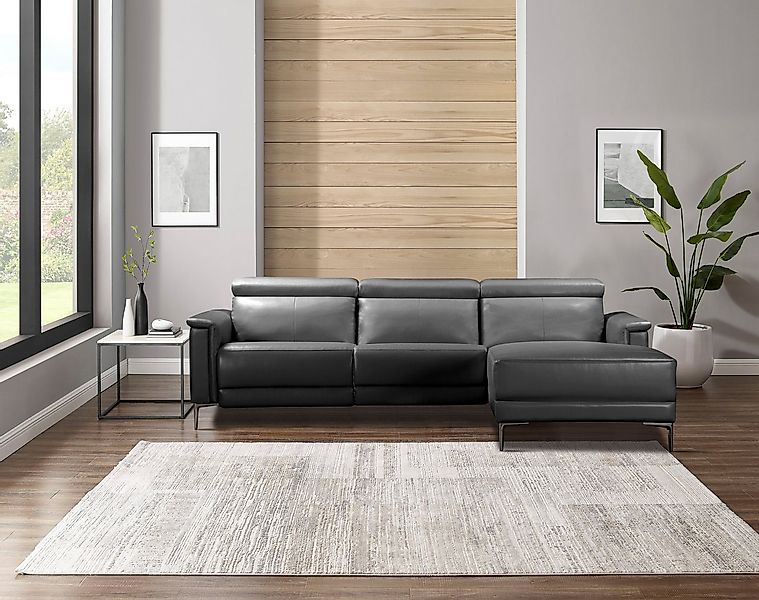 Home affaire Ecksofa LUND, L-Form, 261cm, man. o. elektr. Relaxfunktion (mi günstig online kaufen