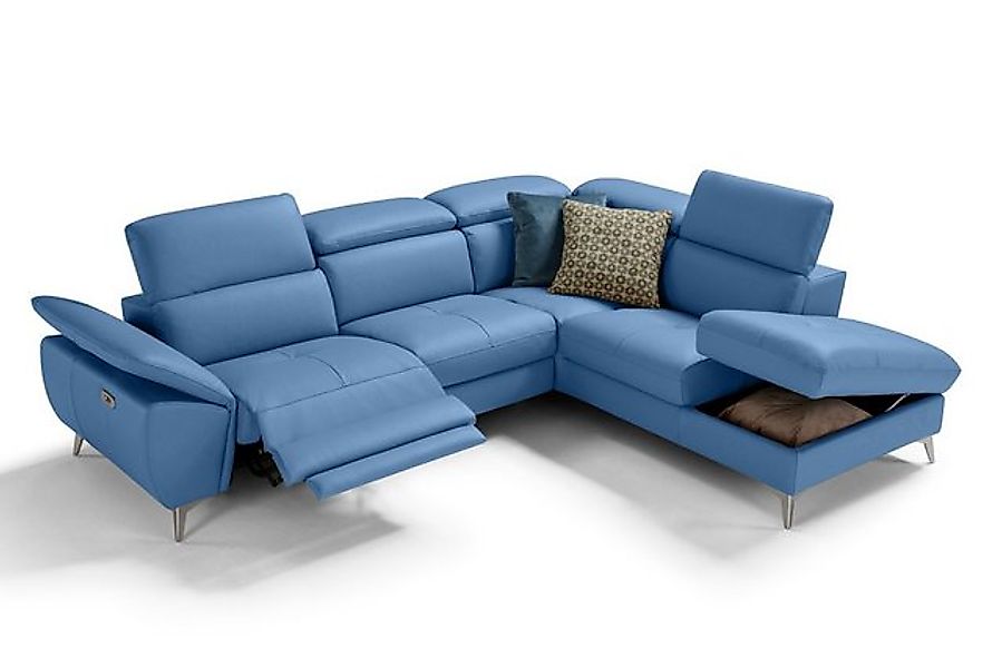 moebeloutlet.de Ecksofa Zürich Ledersofa, mit Relaxfunktion günstig online kaufen