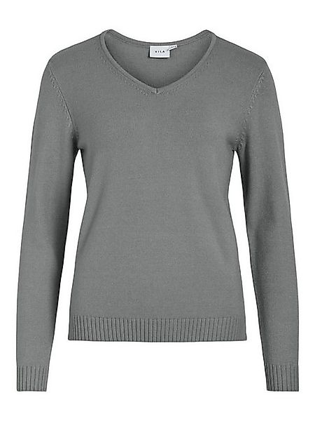 Vila Strickpullover Dünner Strickpullover Basic Stretch Sweater VIRIL 4595 günstig online kaufen
