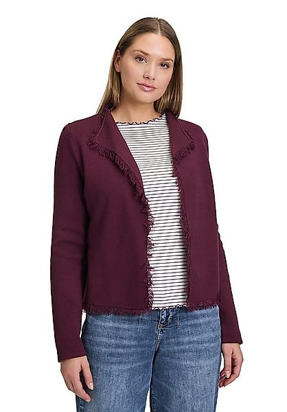 Cartoon Strickjacke Damen mit Fransen (1-tlg) günstig online kaufen