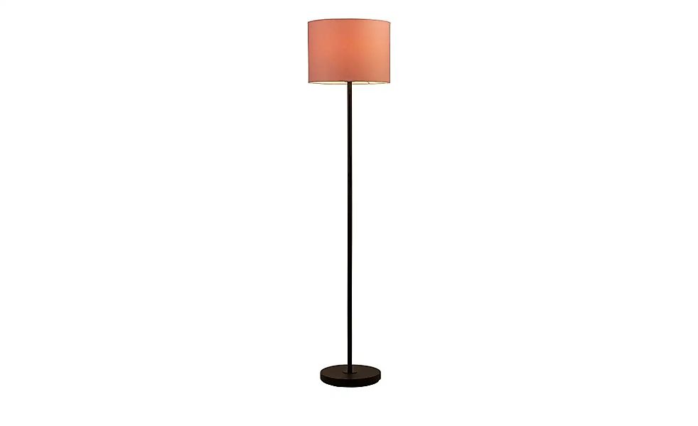 Stehleuchte  1-flammig  Stoffschirm rosa   ¦ rosa/pink ¦ Maße (cm): H: 142 günstig online kaufen