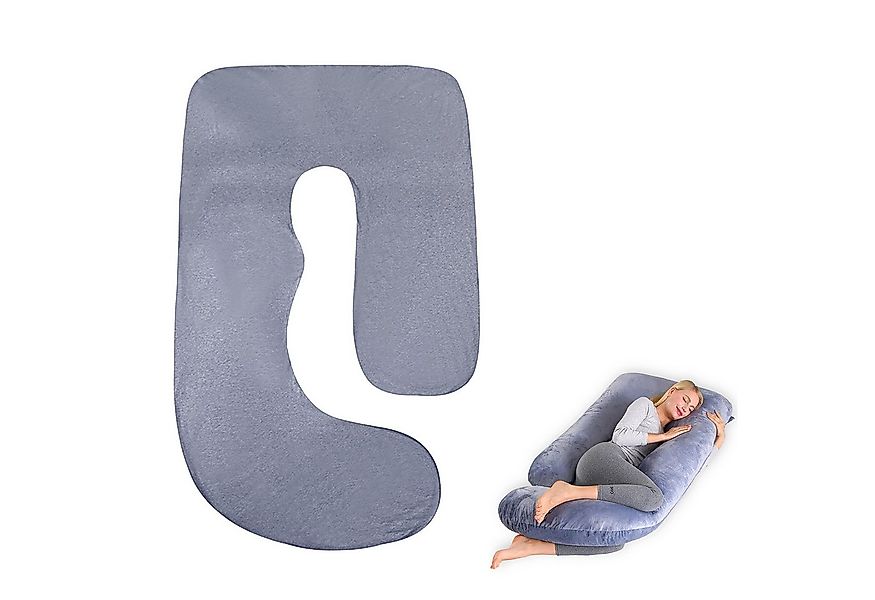 CALIYO Stillkissenbezüge Zusatzbezug für Schwangerschaftskissen J Form, For günstig online kaufen