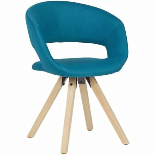 FineBuy Esszimmerstuhl 39 x 43 cm Sitzfläche blau günstig online kaufen