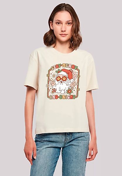 F4NT4STIC T-Shirt "Stay Merry And Bright Hippie Santa", Premium Qualität, W günstig online kaufen