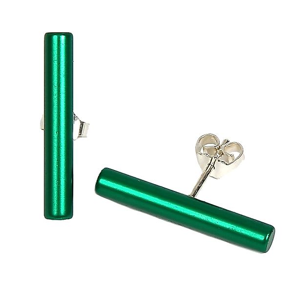 DeMarie Paar Ohrstecker "eloxiertes Aluminium grün" günstig online kaufen