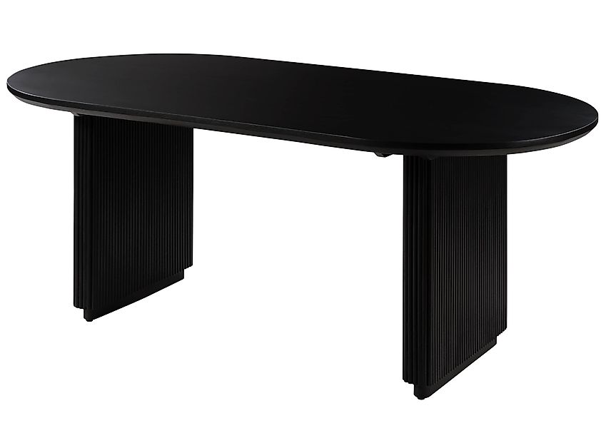 Massivmoebel24 Esstisch BARCELONA (oval Mango 200x100x76x76 günstig online kaufen