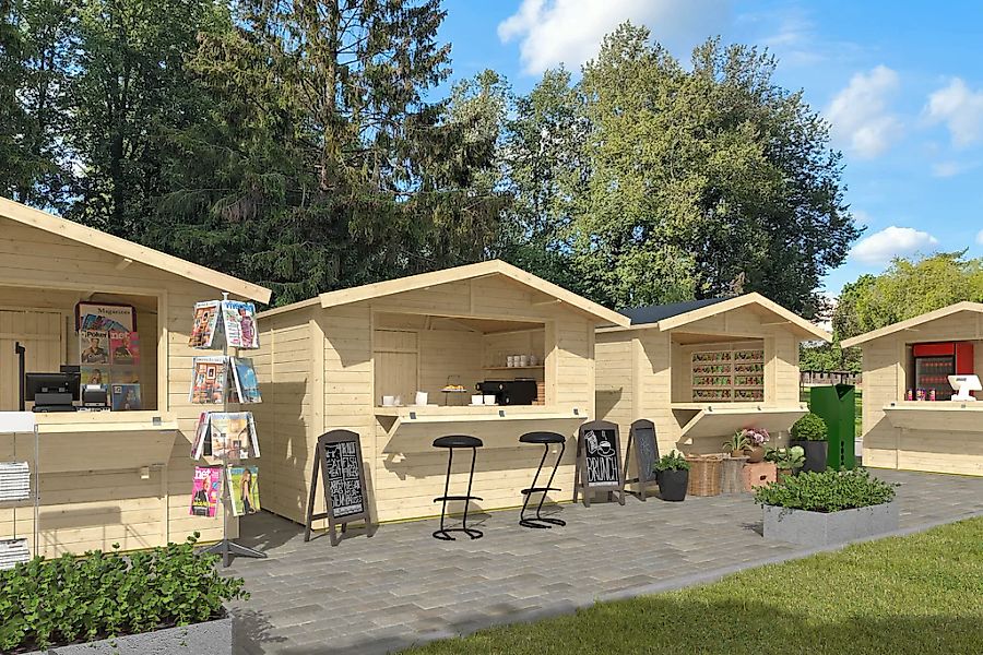 Nordic Holz Gartenhaus "Elementhaus KENT 5" günstig online kaufen