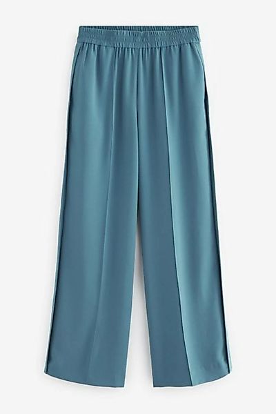 Next Taillenhose High-Waist-Hose mit weitem Bein und Gummibund (1-tlg) günstig online kaufen