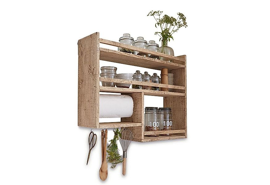 Mirabeau Wandregal Gewürzregal Loré braun günstig online kaufen