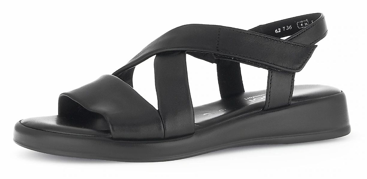 Gabor Riemchensandale "RHODOS", Keilsandalette, Sommerschuh, Komfortschuh i günstig online kaufen