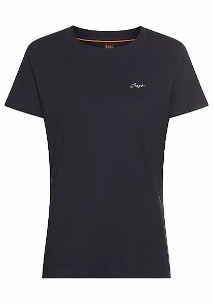 BOSS ORANGE T-Shirt "Esogo HW Premium Damenmode", mit gesticktem Logo günstig online kaufen