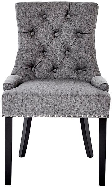 Jahnke Esszimmerstuhl "SAVIK DEVON" () 1 Stk.Chesterfield-Look & Nieten-Opt günstig online kaufen