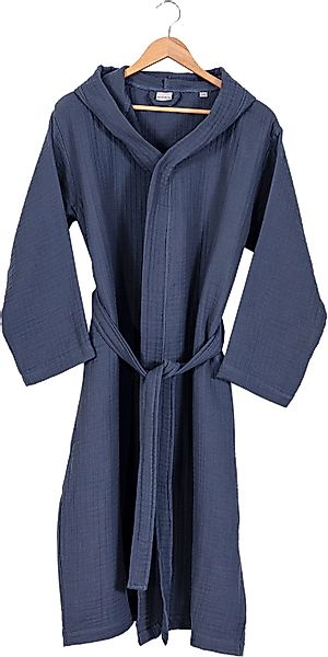 Egeria Morgenmantel "Balance mit Kapuze" 1 Stk. Musselinstoff günstig online kaufen