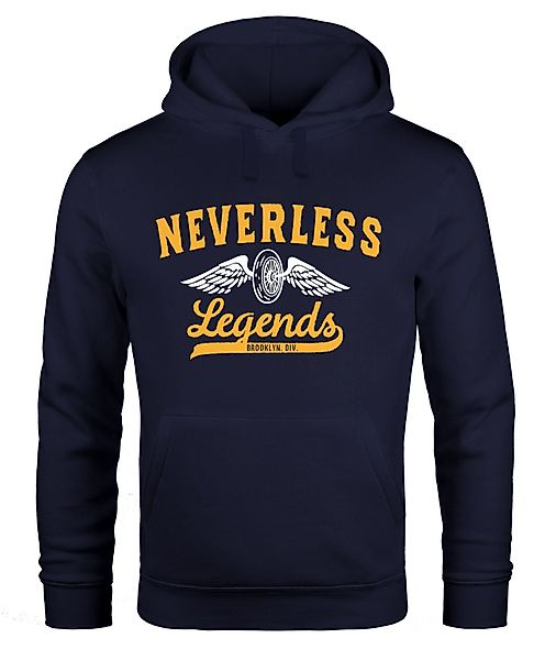 Neverless Hoodie Hoodie Herren Biker Legends günstig online kaufen