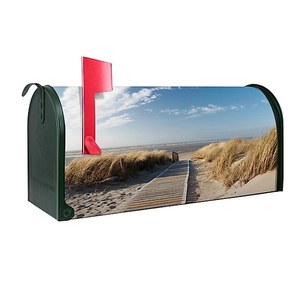 Banjado Amerikanischer Briefkasten Grün 48x22x16cm US Mailbox Letterbox Pos günstig online kaufen