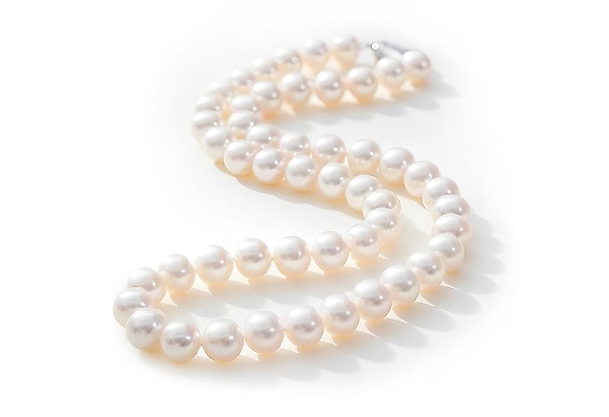 ibettertec Perlenkette 8-9mm Süßwasserperlen Pearls Damen original Perlenha günstig online kaufen