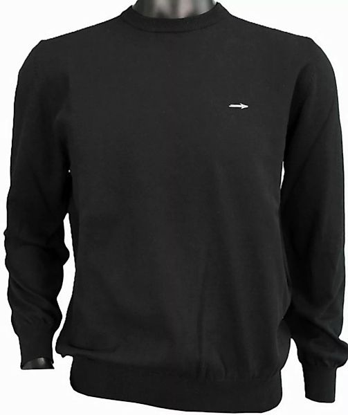 Silberpfeil Strickpullover Premium Herren Pullover aus Feinstrick Rundhals günstig online kaufen