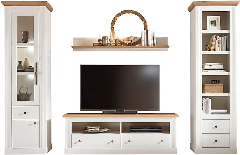 Home affaire Wohnwand »Westminster TOPSELLER!« Set, Vitrine, Lowboard, Stan günstig online kaufen
