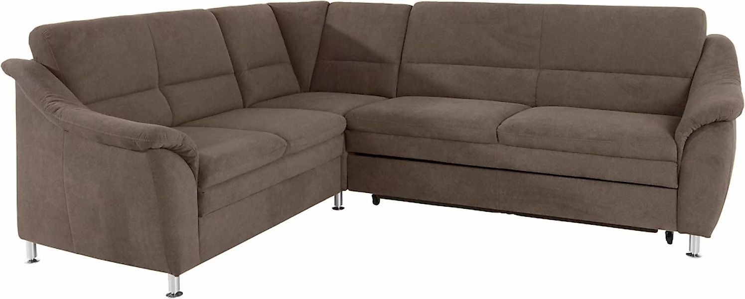 Places of Style Ecksofa »Cardoso L-Form«, Federkern, wahlweise mit Bett, Sc günstig online kaufen