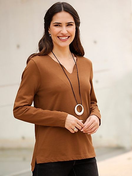 Classic Basics Langarmshirt "Langarm-Shirt" 1 Stk. tlg. günstig online kaufen