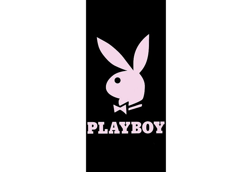 BERONAGE Strandtücher Playboy Badetuch Bunny 70x140 cm, 100% Baumwolle (1-S günstig online kaufen
