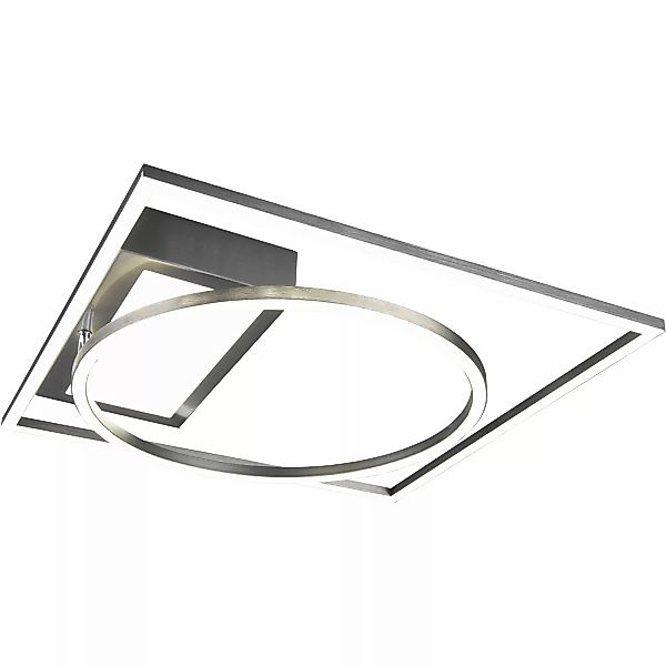 Trio LED-Deckenleuchte Downey Nickel matt CCT 2.700 K - 6.500 K günstig online kaufen