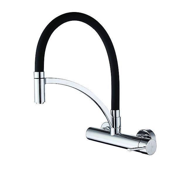 HOMELIVE Küchenarmatur Küche Wandmontage 180° drehbar Wand Spültischarmatur günstig online kaufen