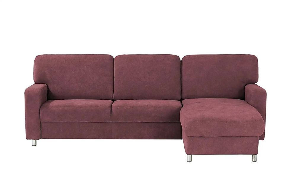 smart Ecksofa  Valencia ¦ rot ¦ Maße (cm): B: 267 H: 90 T: 173 Polstermöbel günstig online kaufen