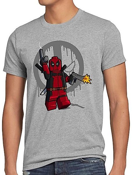 style3 Print-Shirt Herren T-Shirt Brick Mercenary comic baustein günstig online kaufen