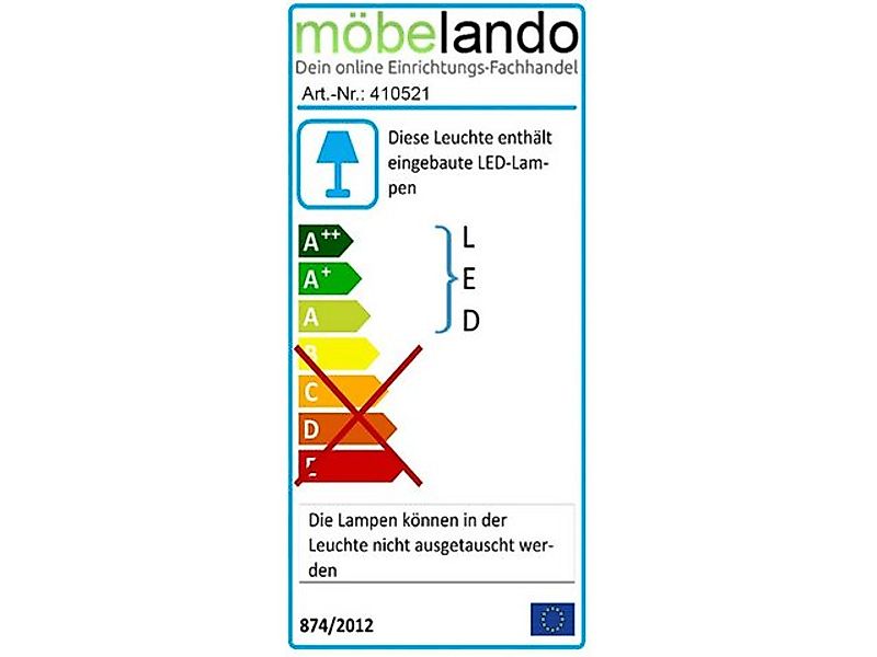 Innostyle Vitrine 66 x 204 x 42 cm (B/H/T) günstig online kaufen