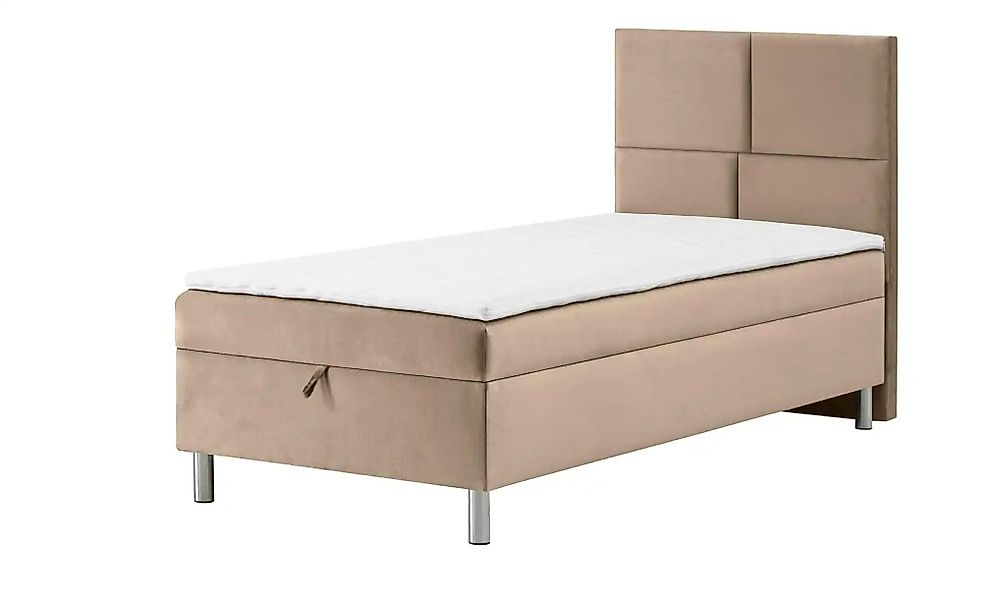 Boxbett mit Bettkasten Adria ¦ beige ¦ Maße (cm): B: 100 H: 110 Betten > Po günstig online kaufen
