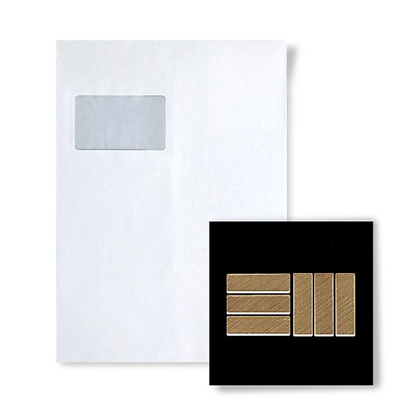 ALLOY Mosaik MUSTER S-Basketweave-Ti-GB Basketweave Titan Gold Gebürstet günstig online kaufen