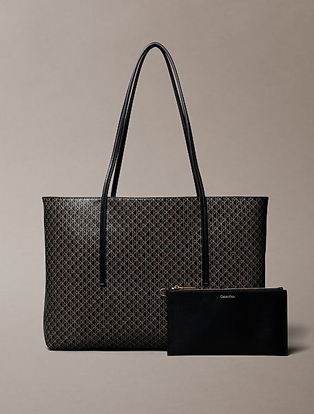 Calvin Klein Henkeltasche AOP TOTE W/ POUCH ON STRAP (2-tlg), Umhängetasche günstig online kaufen