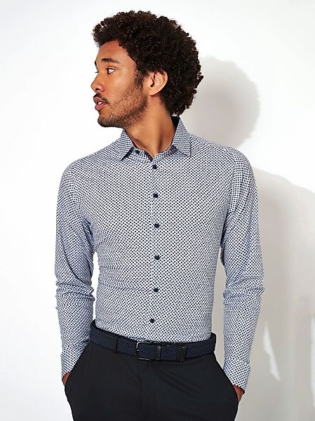 DESOTO Businesshemd "Jerseyhemd Casual Kent langarm" Flexibler Stretch, mit günstig online kaufen
