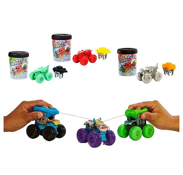 Mattel® Spielzeug-Monstertruck Hot Wheels Monster Trucks Color Reveal günstig online kaufen