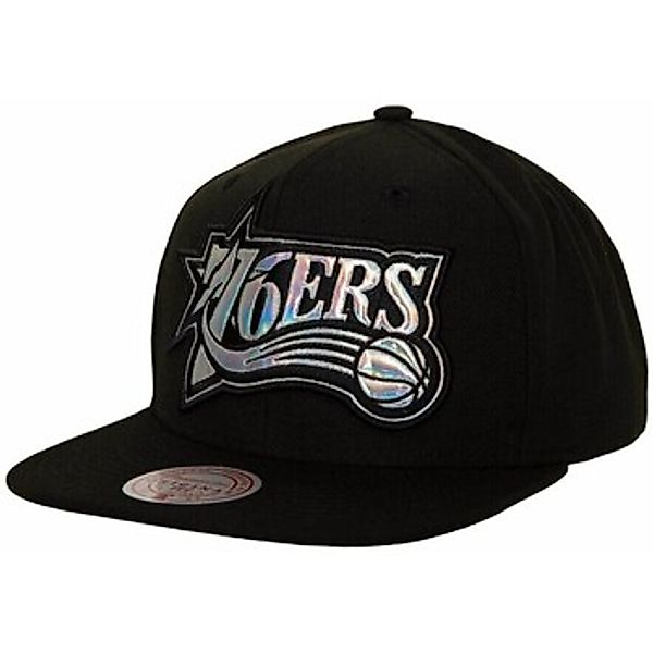 Mitchell And Ness  Schirmmütze Nba Iridescent XL Logo Hwc Philadelphia 76ER günstig online kaufen