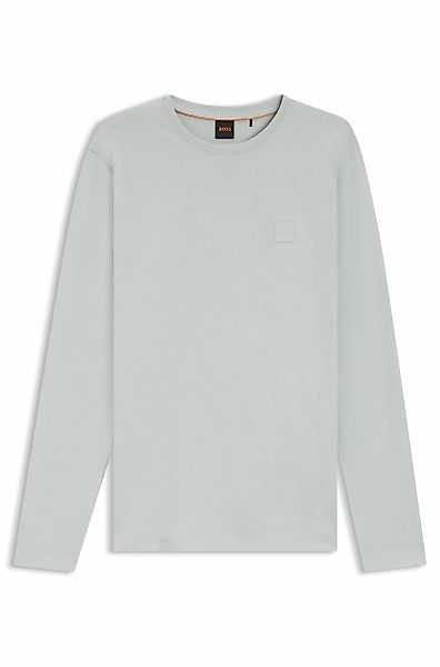 BOSS ORANGE Langarmshirt "Tacks" mit Markenlogo auf der Brust günstig online kaufen