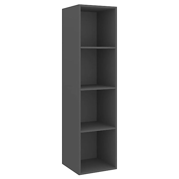 vidaXL TV-Wand TV-Wandschrank Grau 37x37x142,5 cm günstig online kaufen