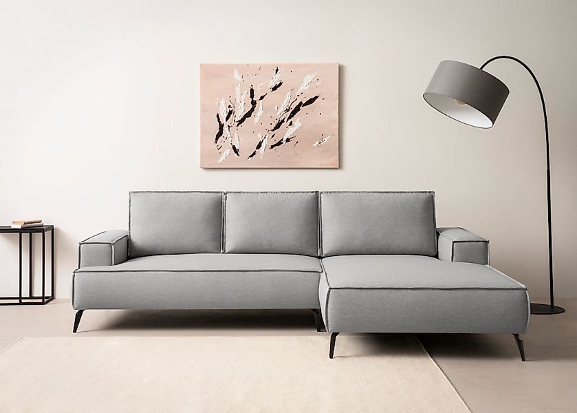 Home affaire Ecksofa "TVINNU, L-Form, 275cm, in Cord und Leinenoptik" wahlw günstig online kaufen